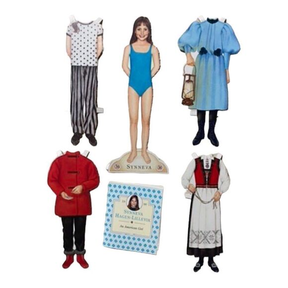 American Girl Vintage Paperdoll Synneva Hagen Lillevik - Picture 1 of 3